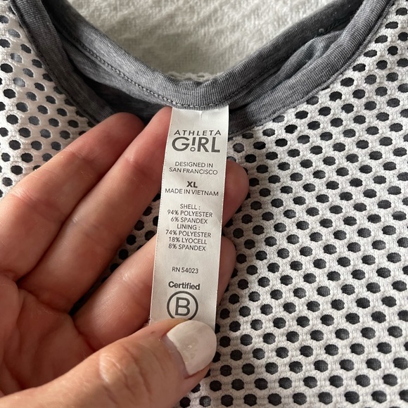 AthletaGirl Mesh n Move Reversible Tank - Picture 2 of 4